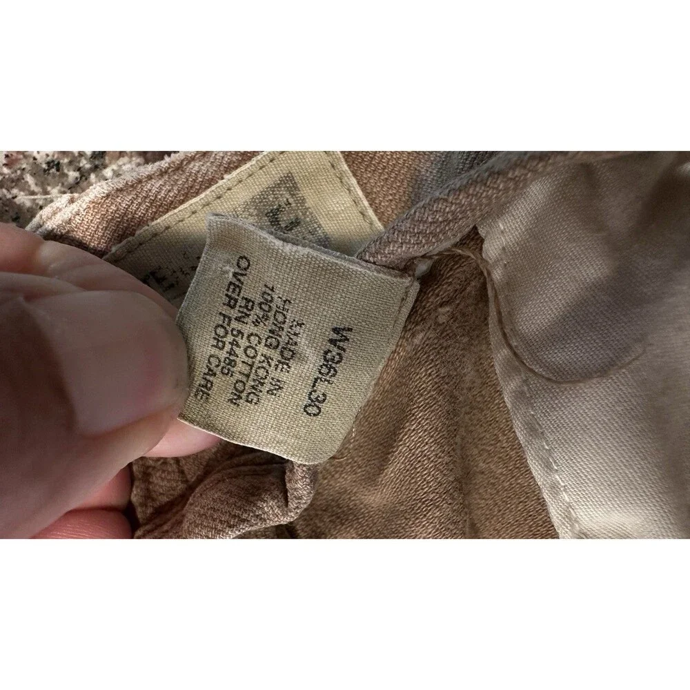 American Eagle AE Supply‎ Y2K Flex Cargo Pants Tan Mens Military Inspired 36x